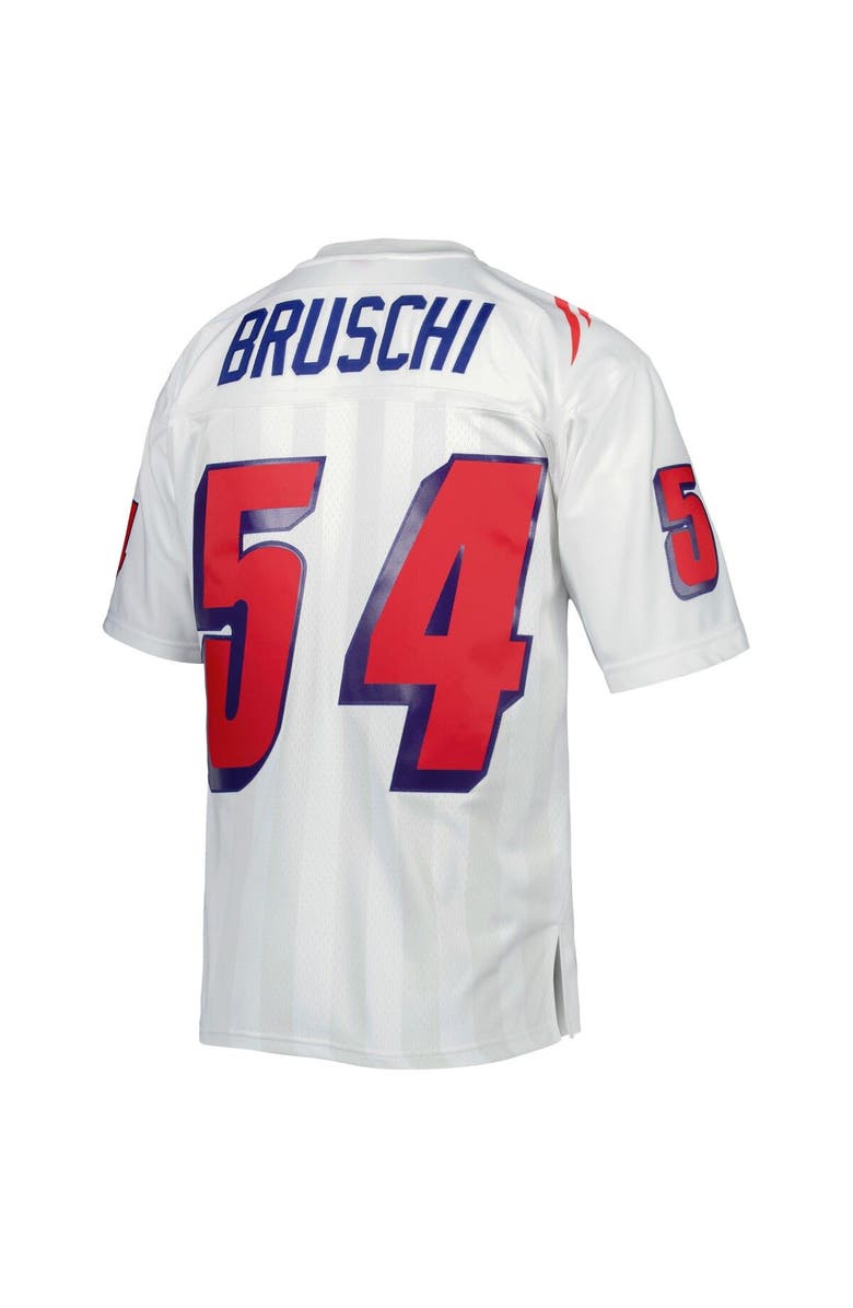 Mitchell & Ness Men's Mitchell & Ness Tedy Bruschi White New England Patriots Legacy Replica Jersey, Alternate, color, 