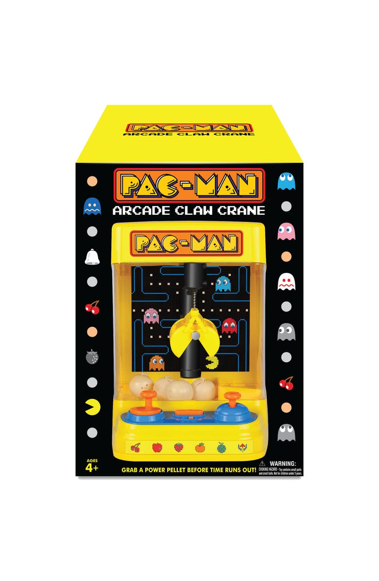 Pac-Man Arcade Claw Crane - Core Series, Lights-Sounds Tabletop Game, Kids 4+, Main, color, Multicolored