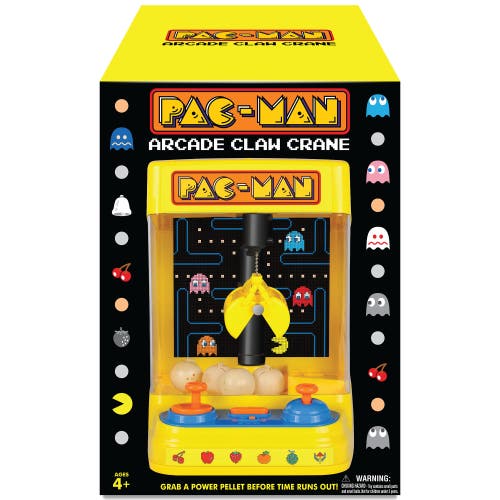 Pac-Man Arcade Claw Crane – Core Series, Lights-Sounds Tabletop Game, Kids 4+ in Multicolored at Nordstrom