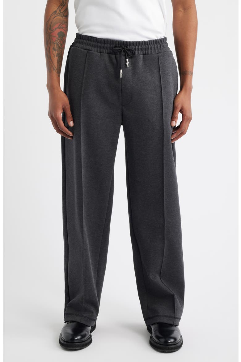 Dineto Cotton Blend Drawstring Pants, Main, color, MED GREY