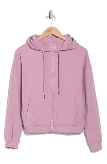 Jessica Simpson Full Zip Double Soft Hooded Sweatshirt