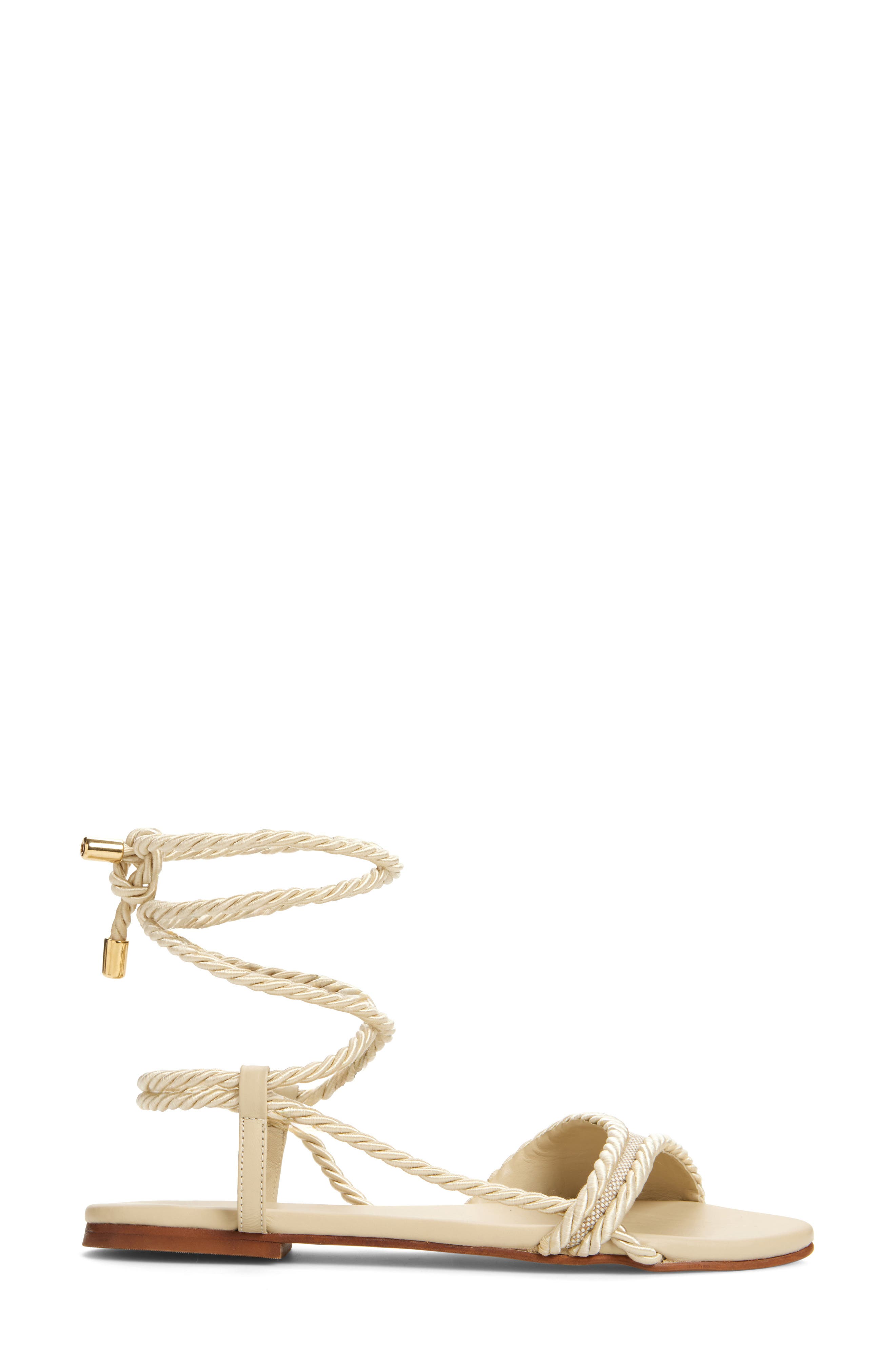 Kaanas Alenna Asymmetric Ankle Strap Sandal, Alternate, color, 