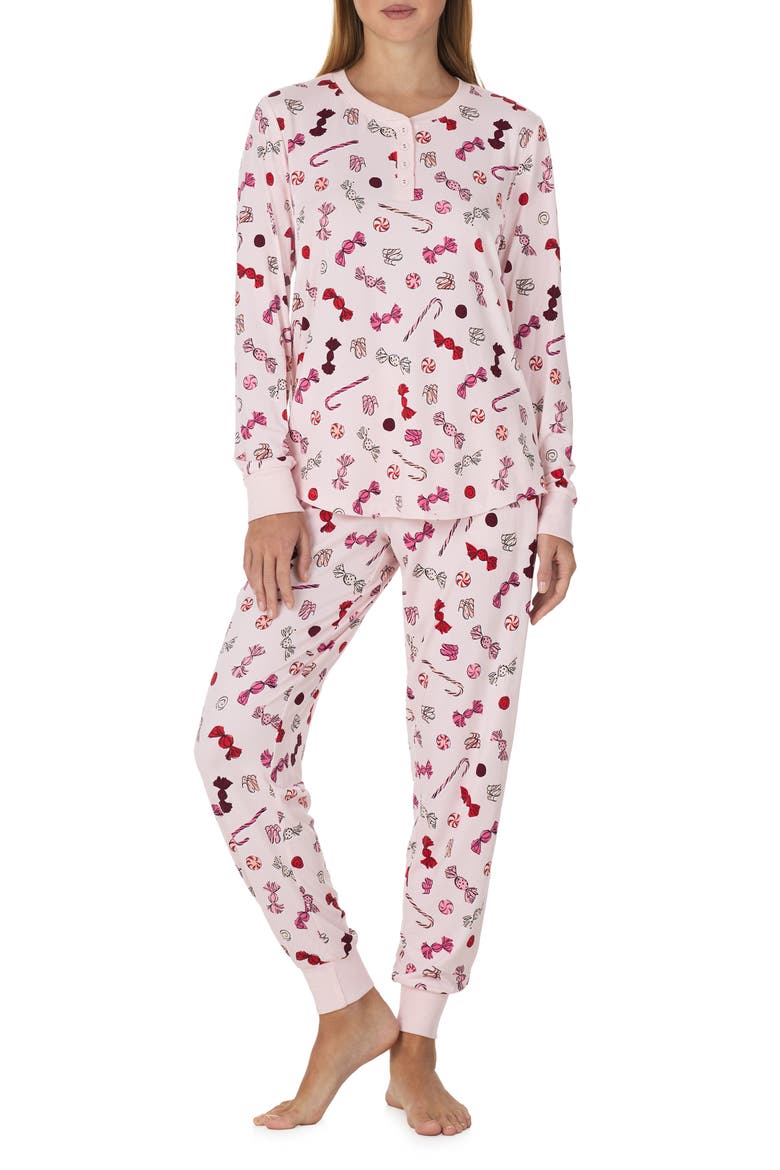 Print Pajamas, Main, color, BLUSH/ PT