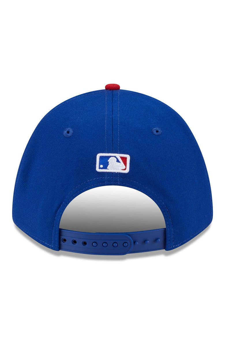 New Era Men's New Era Blue Chicago Cubs 2025 MLB Postseason Side Patch 9FORTY Adjustable Hat, Alternate, color, Blue