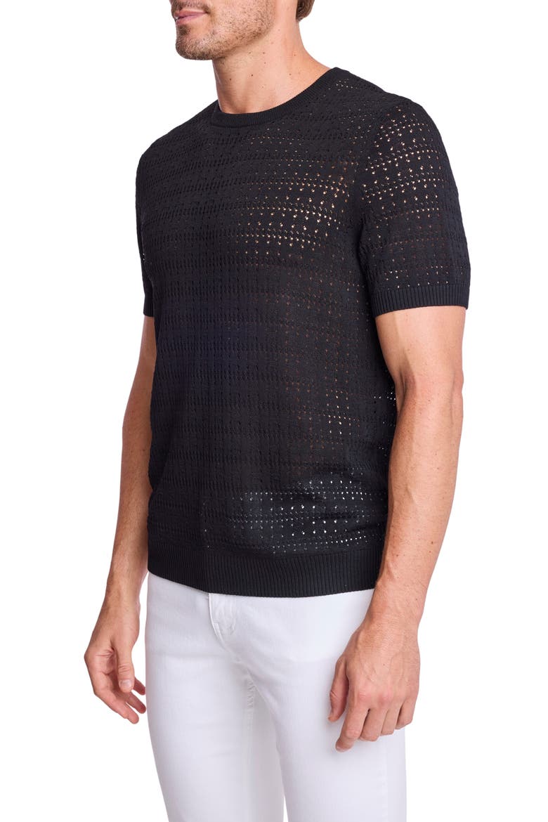 Short Sleeve Knit T-Shirt, Alternate, color, BLACK SOY
