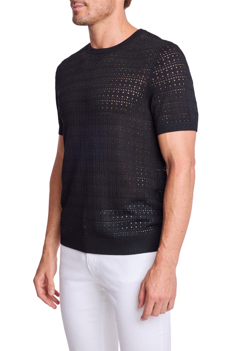 PAISLEY & GRAY Short Sleeve Knit T-Shirt, Alternate, color, Black Soy