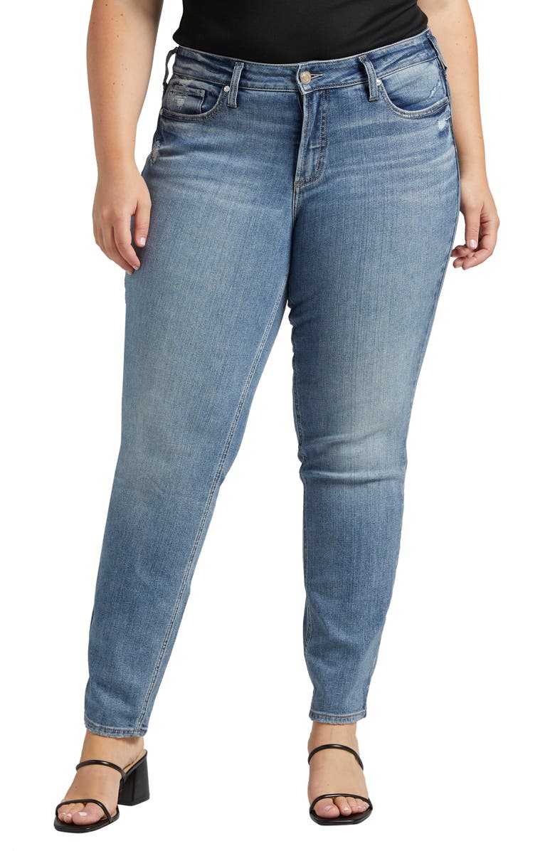 Silver Jeans Co. Suki Straight Leg Jeans, Main, color, Indigo