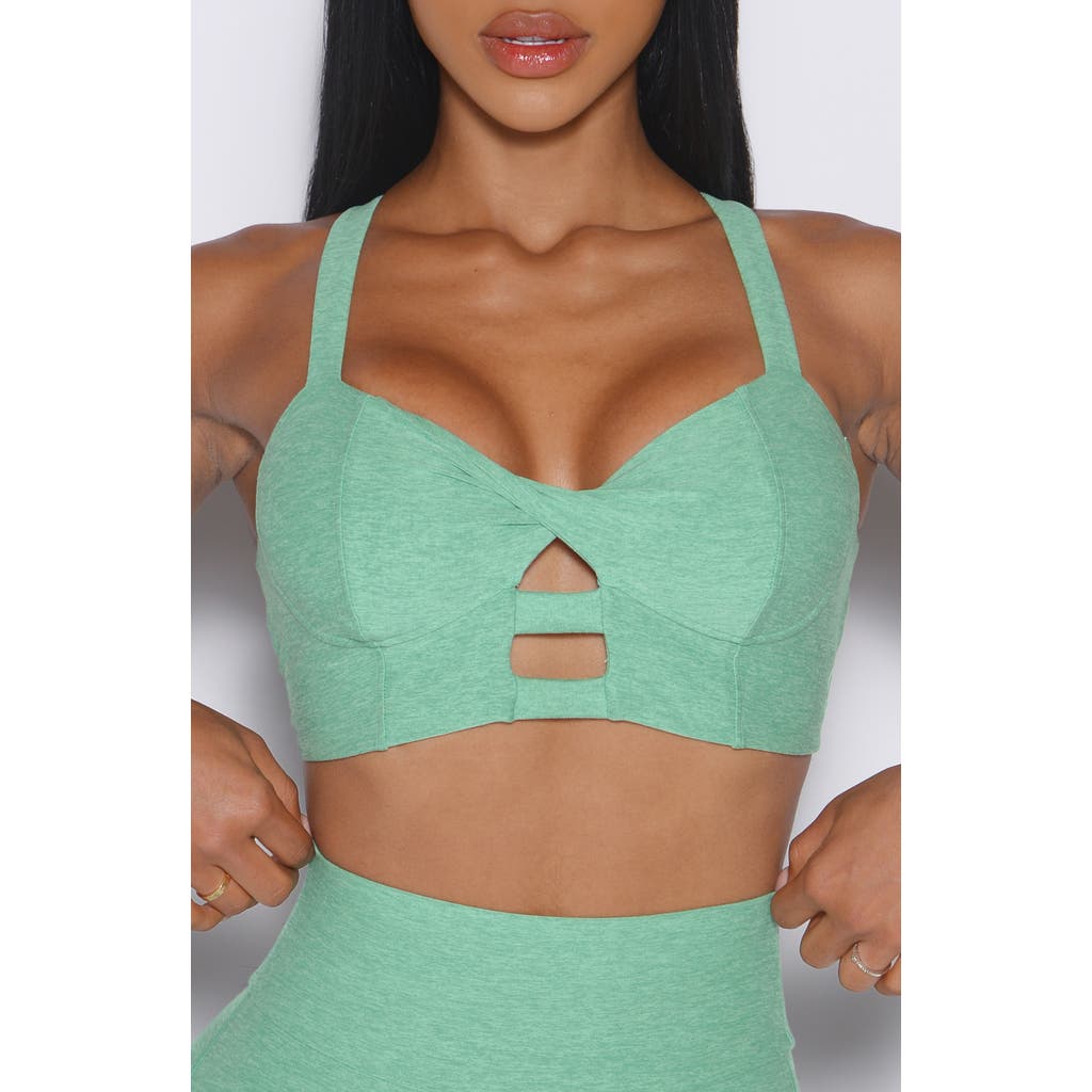Bombshell Sportswear Core Set Bra In Green