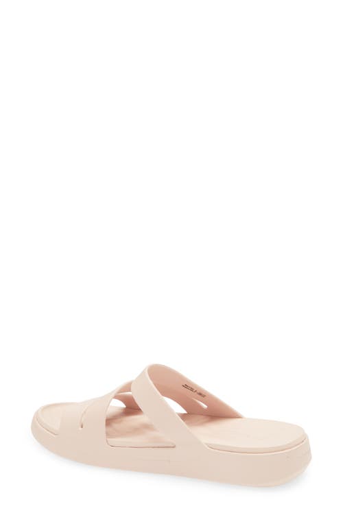 Crocs Getaway Strappy Slide Sandal In Quartz