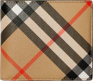 Burberry Check Bifold Coin Wallet