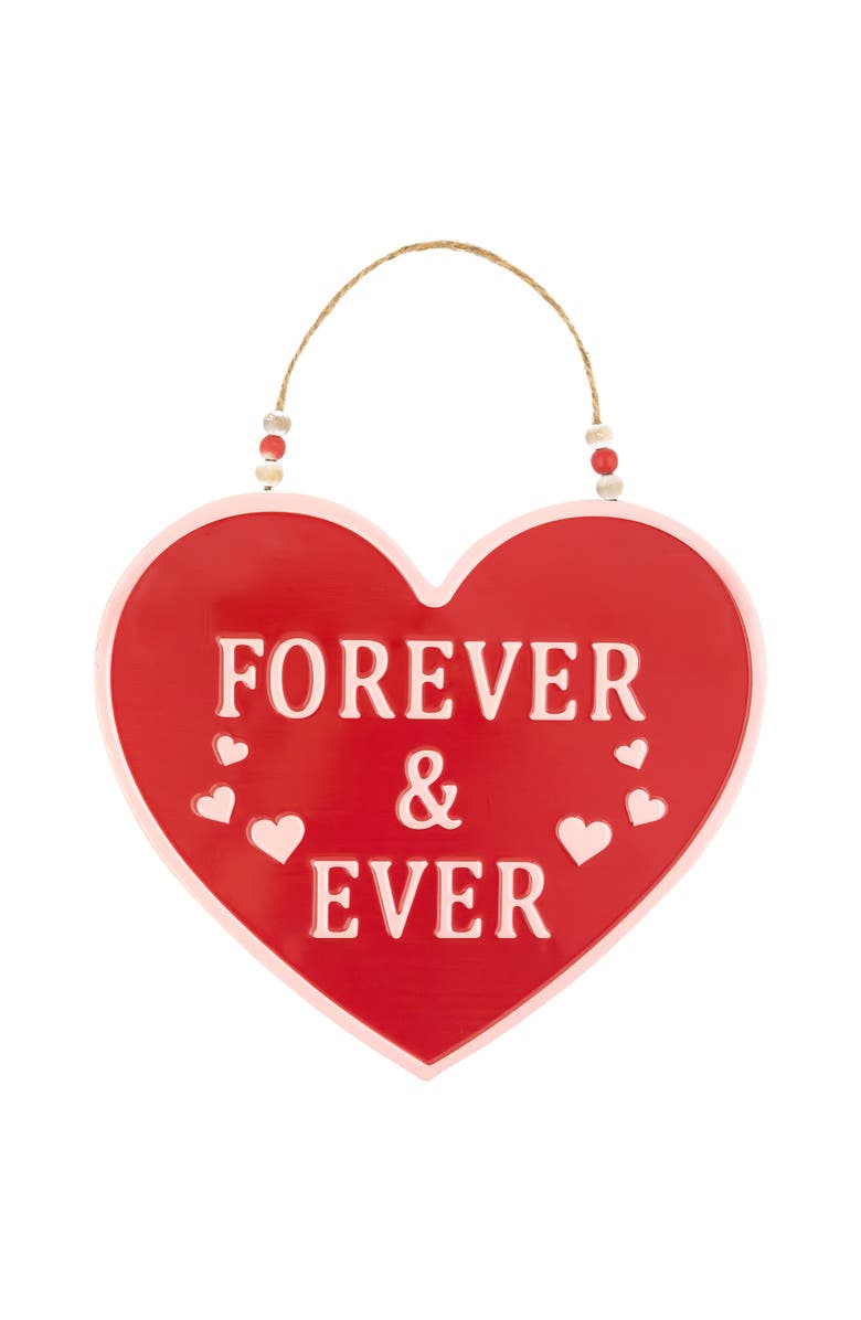 Northlight Forever and Ever Valentine's Day Wall Decoration - 13.75", Main, color, Red