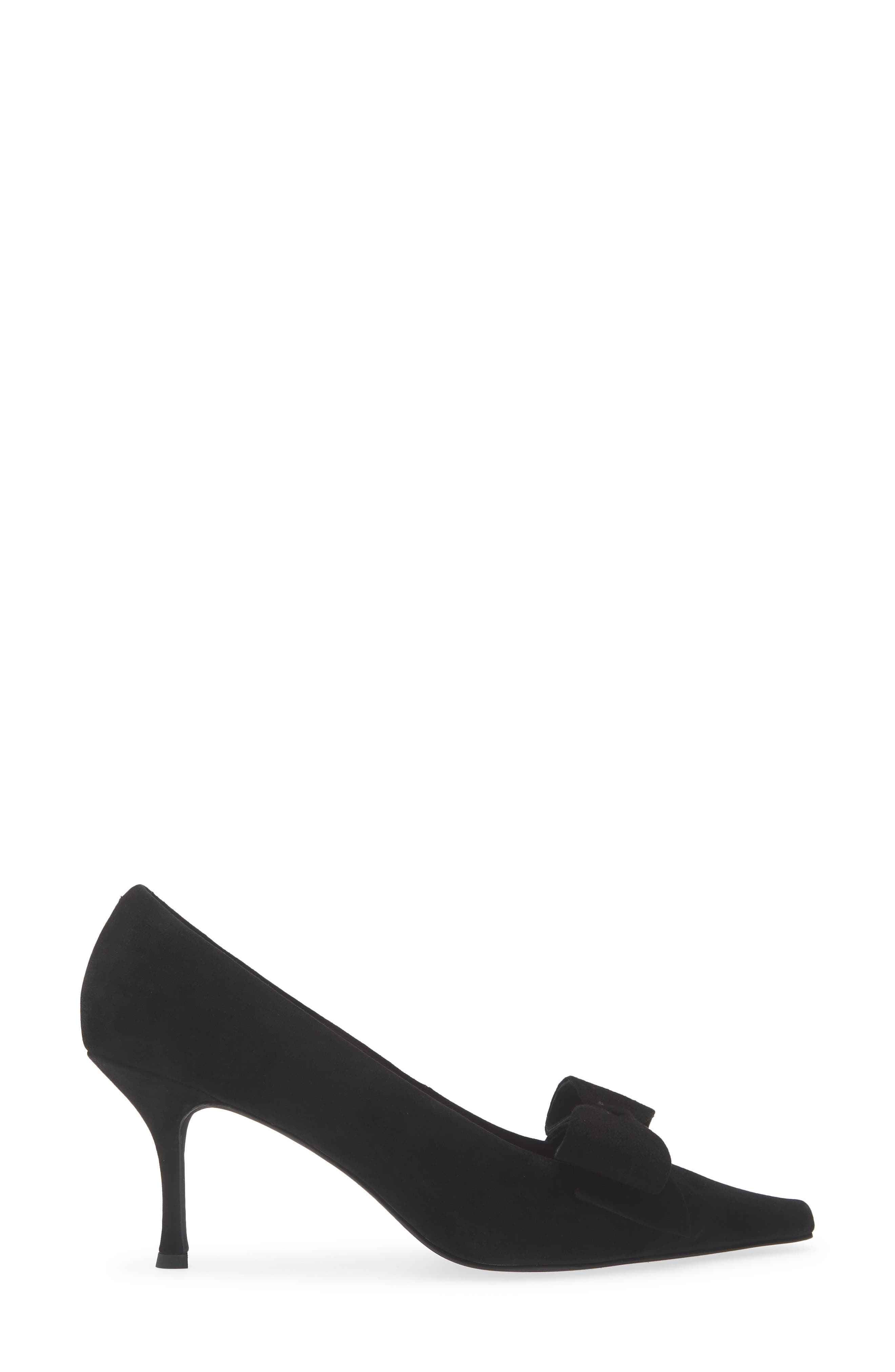 Manors Pointed Toe Pump, Alternate, color, BLACK SUEDE