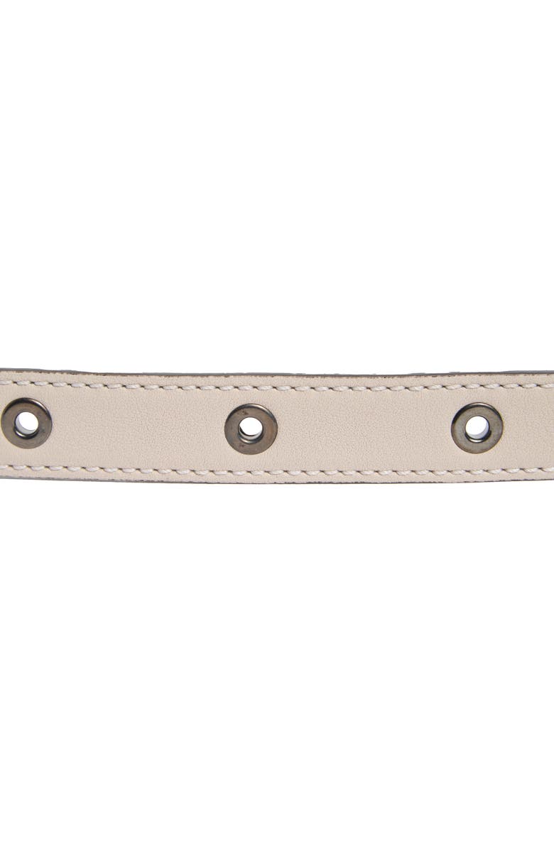 Longchamp Grommet Leather Belt, Alternate, color, Clay