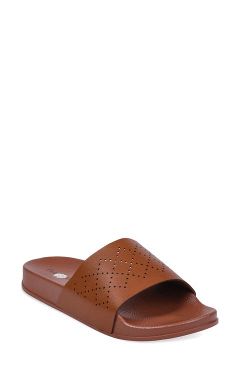 Perforated Slide Sandal (Women)