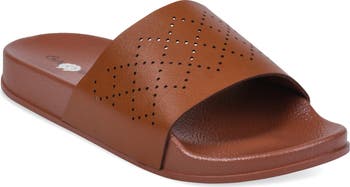 Perforated Slide Sandal