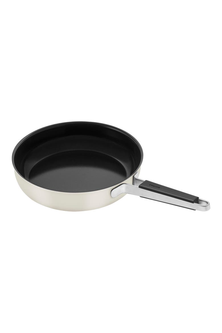 Pure 11-Inch Ceramic Nonstick Grey Sauté Pan, Main, color, IVORY WHITE