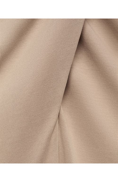 Mango Midi Halter Dress In Brown