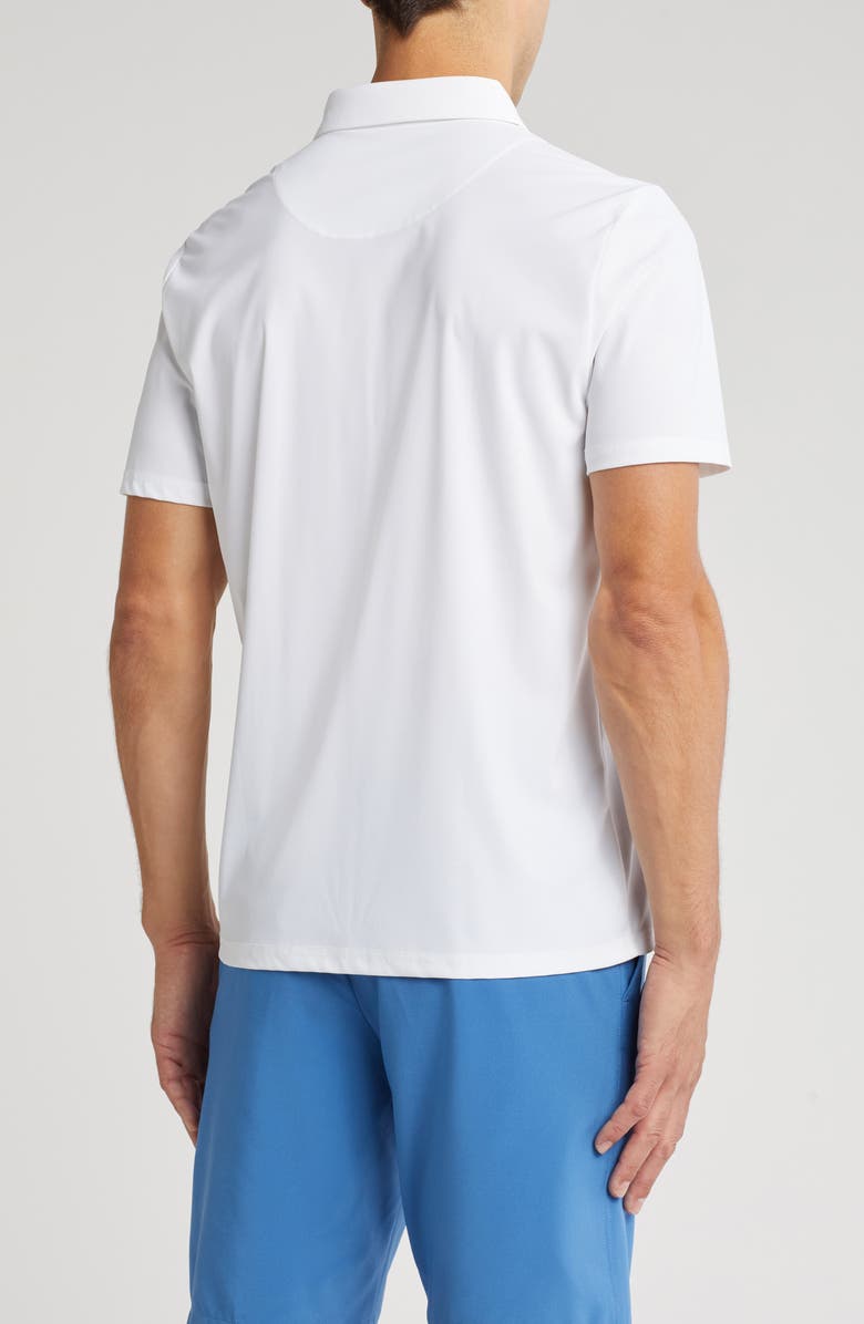 TOM BAINE Performance Polo, Alternate, color, White