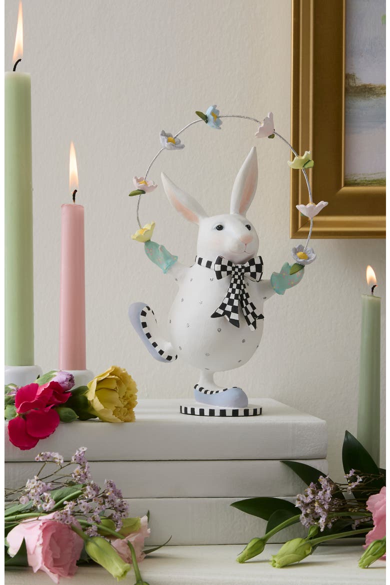 Patience Brewster Juggling Rabbit, Alternate, color, WHITE