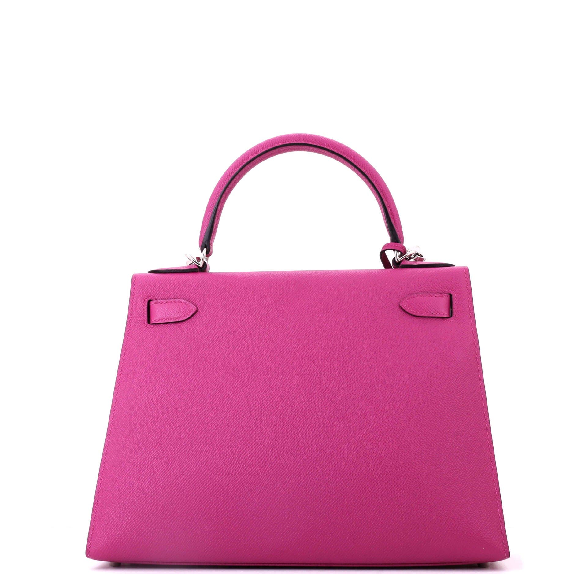 Kelly Handbag Pink Epsom with Palladium Hardware 28, Alternate, color, Pink