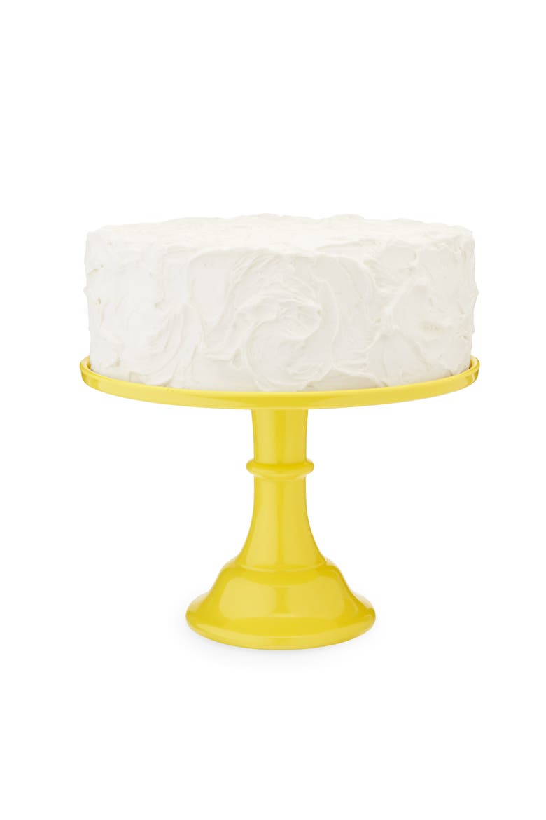 Melamine Cake Stand, Alternate, color, Yellow