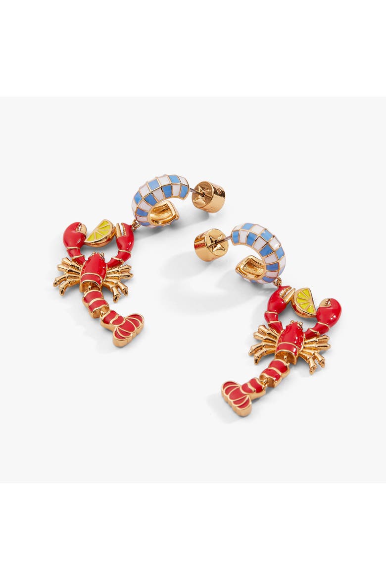 Lobster Boil Statement Earring, Alternate, color, Gold