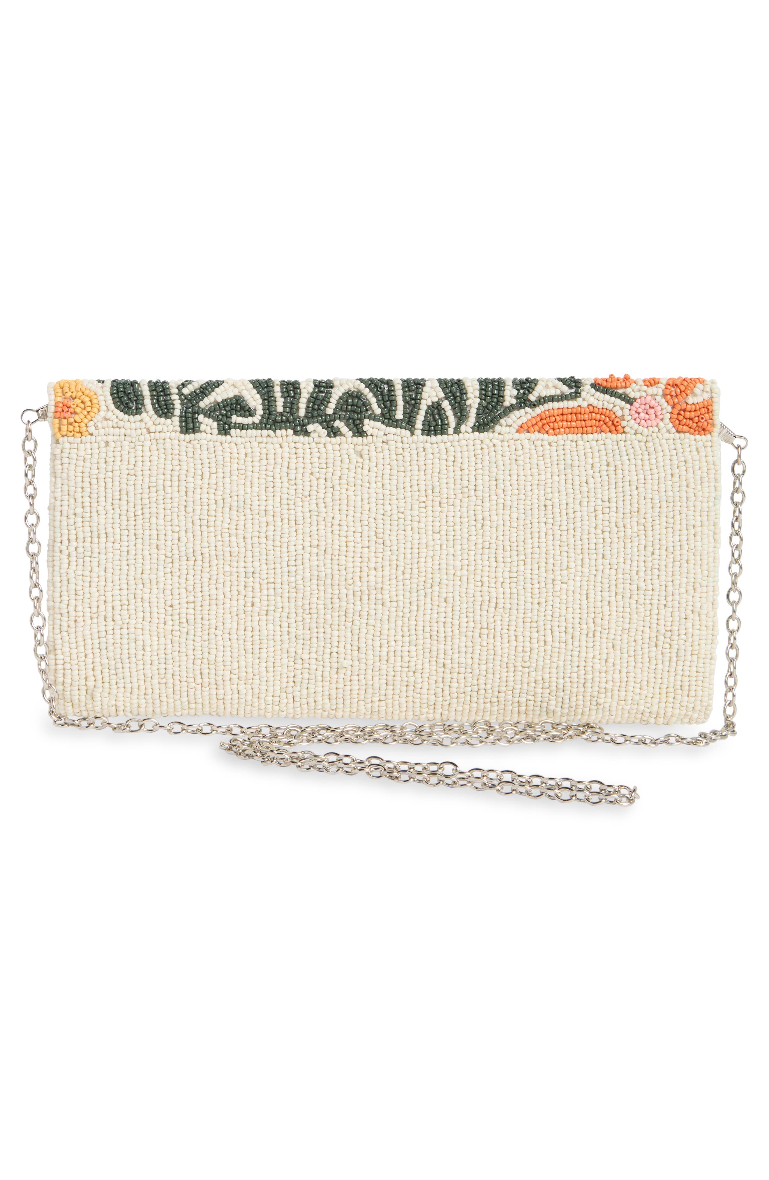 Collection XIIX Floral Beaded Clutch, Alternate, color, Floral