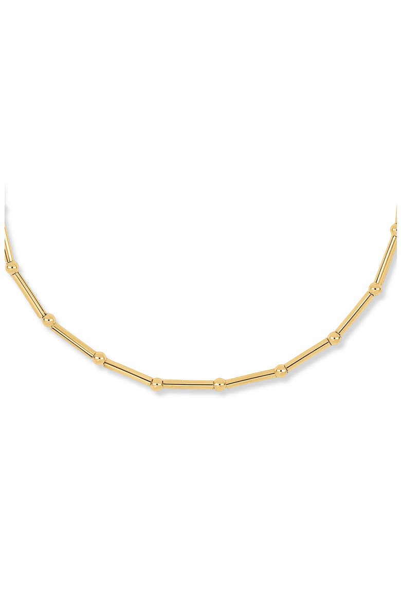 14K Gold Beaded Chain Bracelet, Alternate, color, 14K YELLOW GOLD