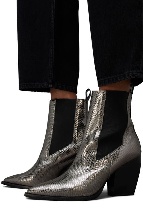 Allsaints Ria Wedge Chelsea Boot In Gray