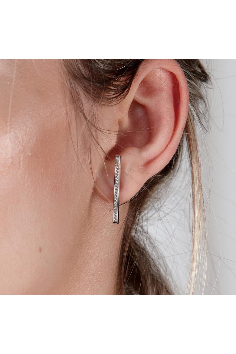 Key Studs, Alternate, color, Sterling Silver