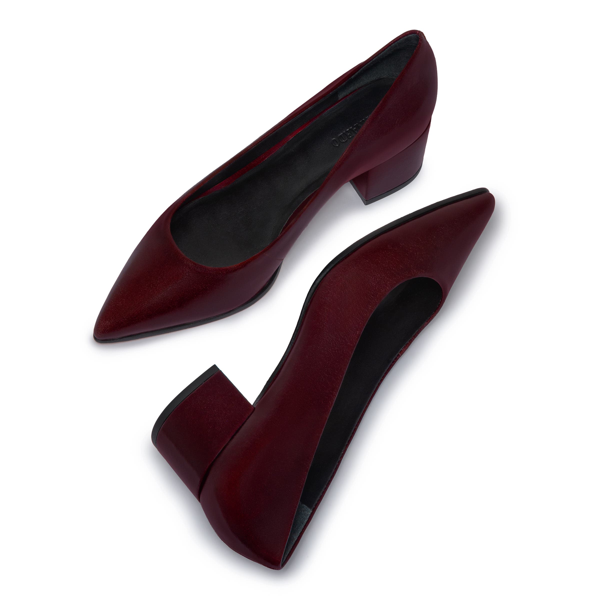 Millie Block Heel Pump, Alternate, color, CHOCOLATE WINE