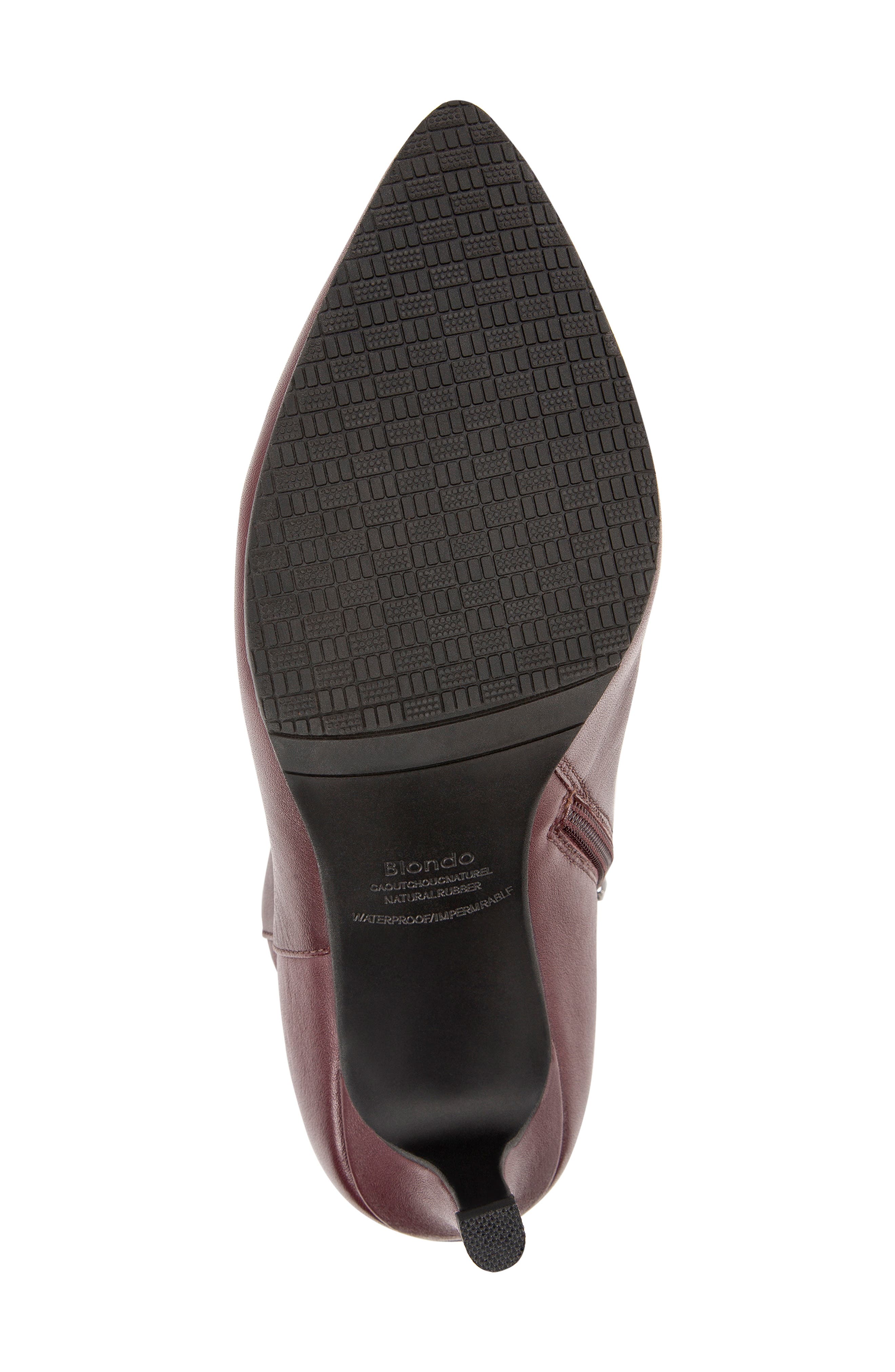 Teri Waterproof Bootie, Alternate, color, BURGUNDY LEATHER