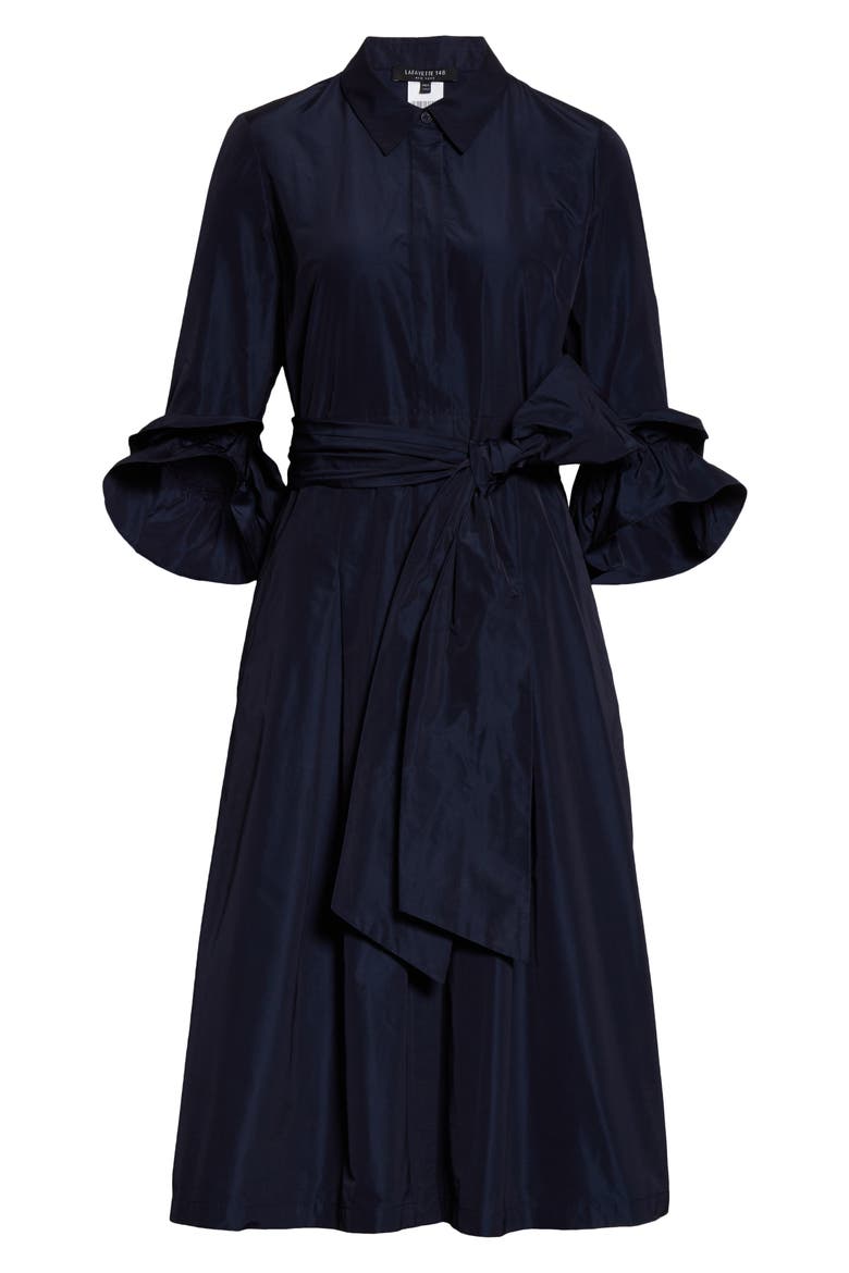 Hughes Midi Shirtdress, Alternate, color, ADMIRAL BLUE IRIDESCENT