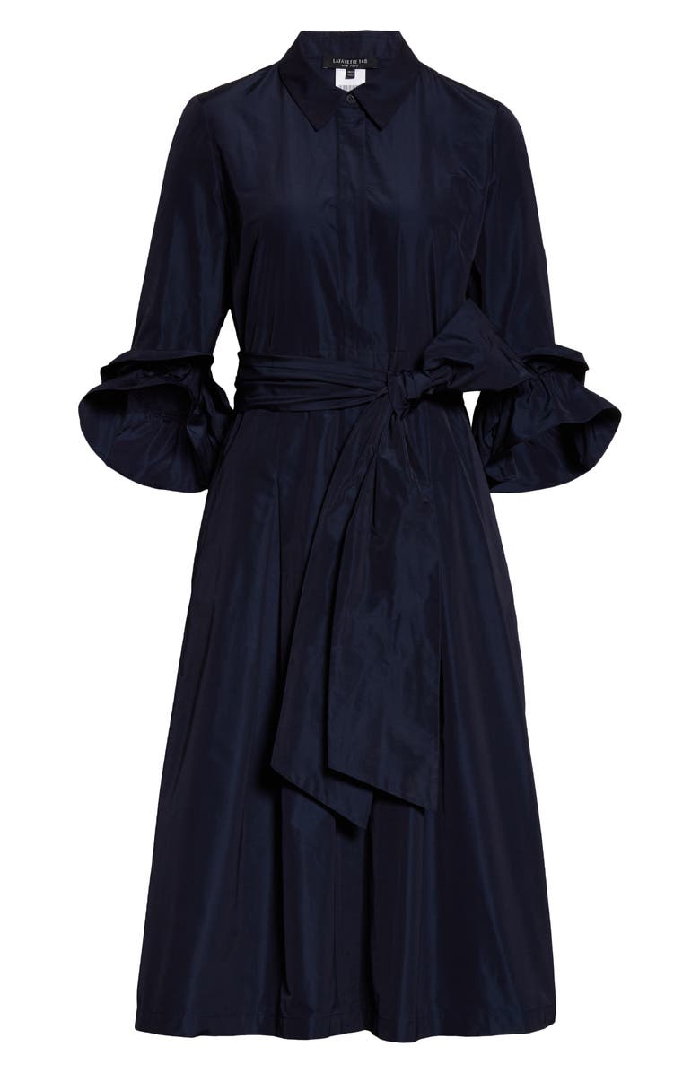 Lafayette 148 New York Hughes Midi Shirtdress, Alternate, color, 