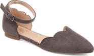 Journee Collection Lana Ankle Strap Flat