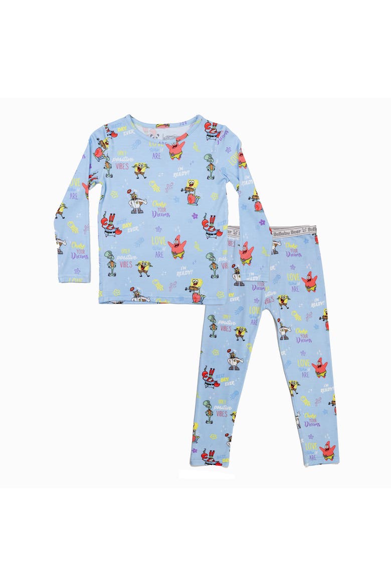 Kids' SpongeBob SquarePants Good Vibes Set of 2 Piece Pajamas, Main, color, SpongeBob Good Vibes