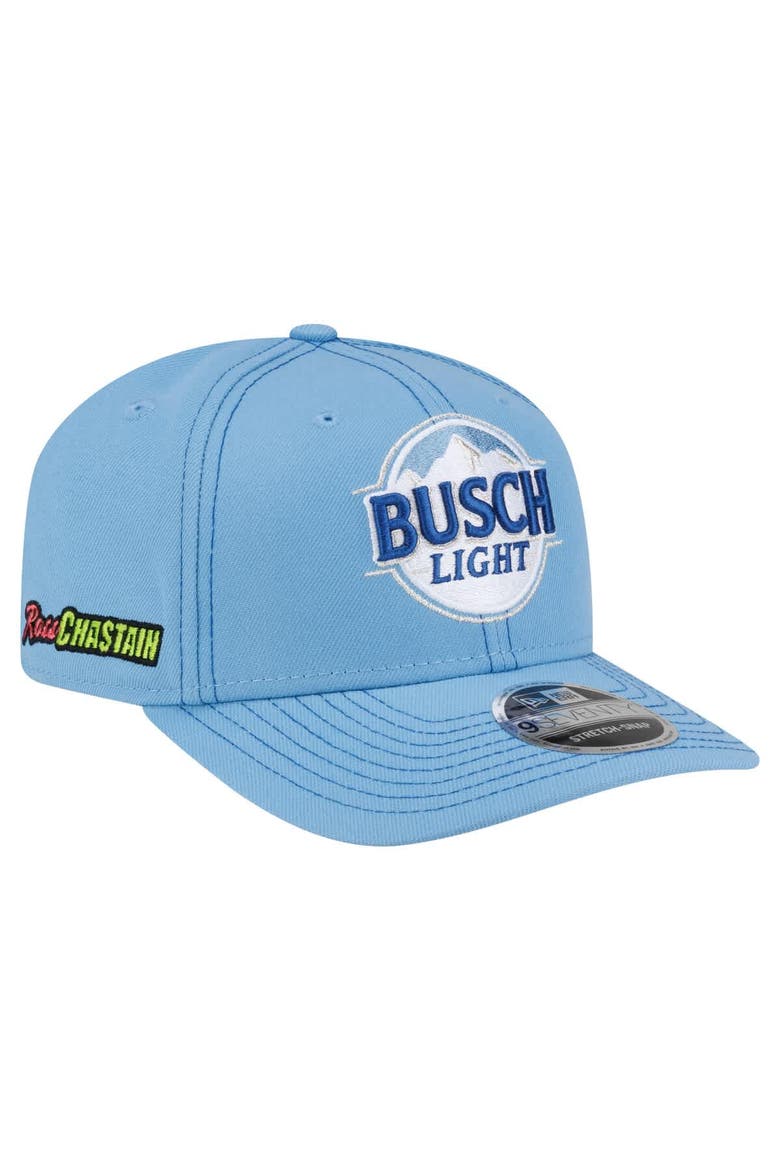 Men's New Era  Blue Ross Chastain Trackhouse Driver Firesuit 9SEVENTY Adjustable Hat, Main, color, Blue