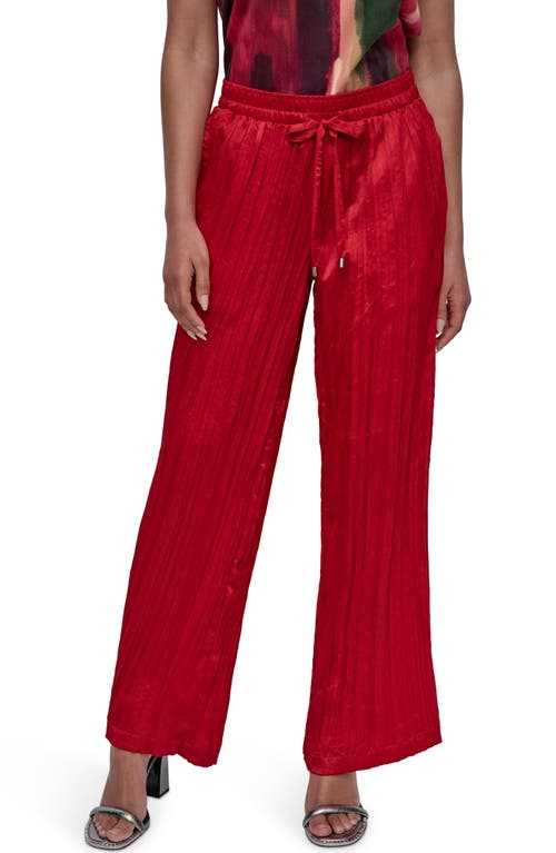 Dkny Crushed Drawstring Wide Leg Pants
