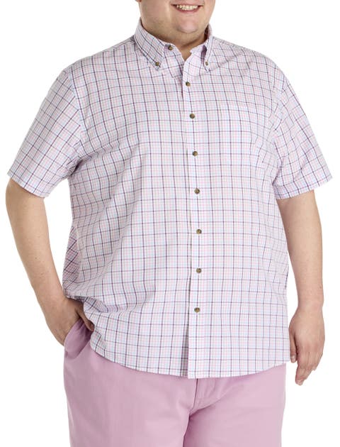 Big & Tall Easy-Care Check Sport Shirt