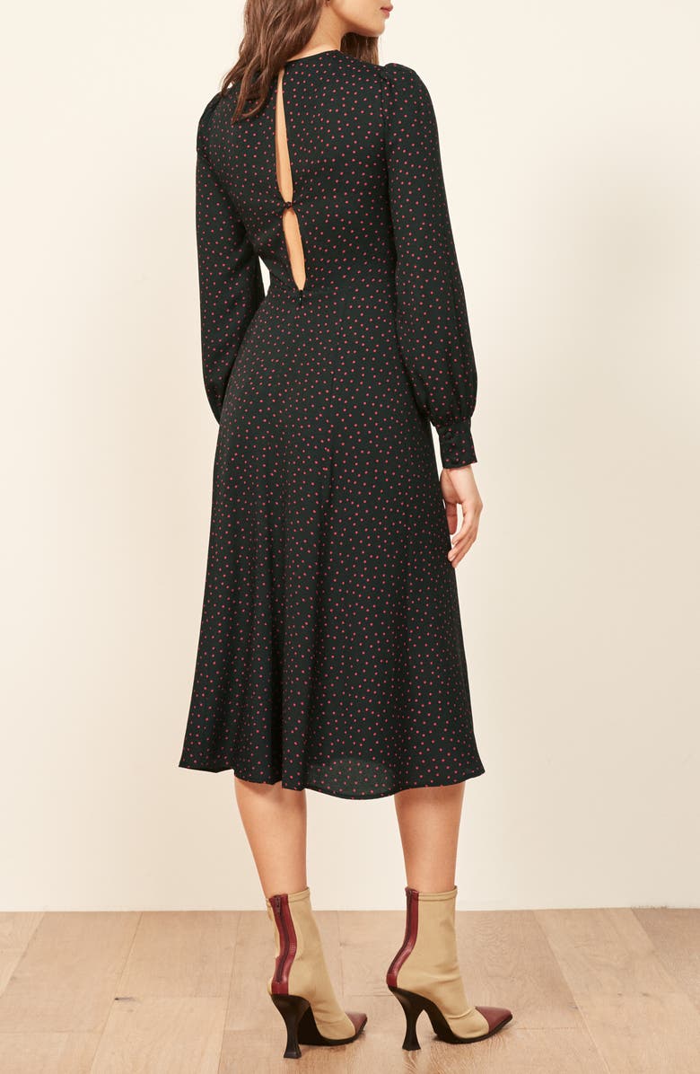 Reformation Josephine Midi Dress, Alternate, color,