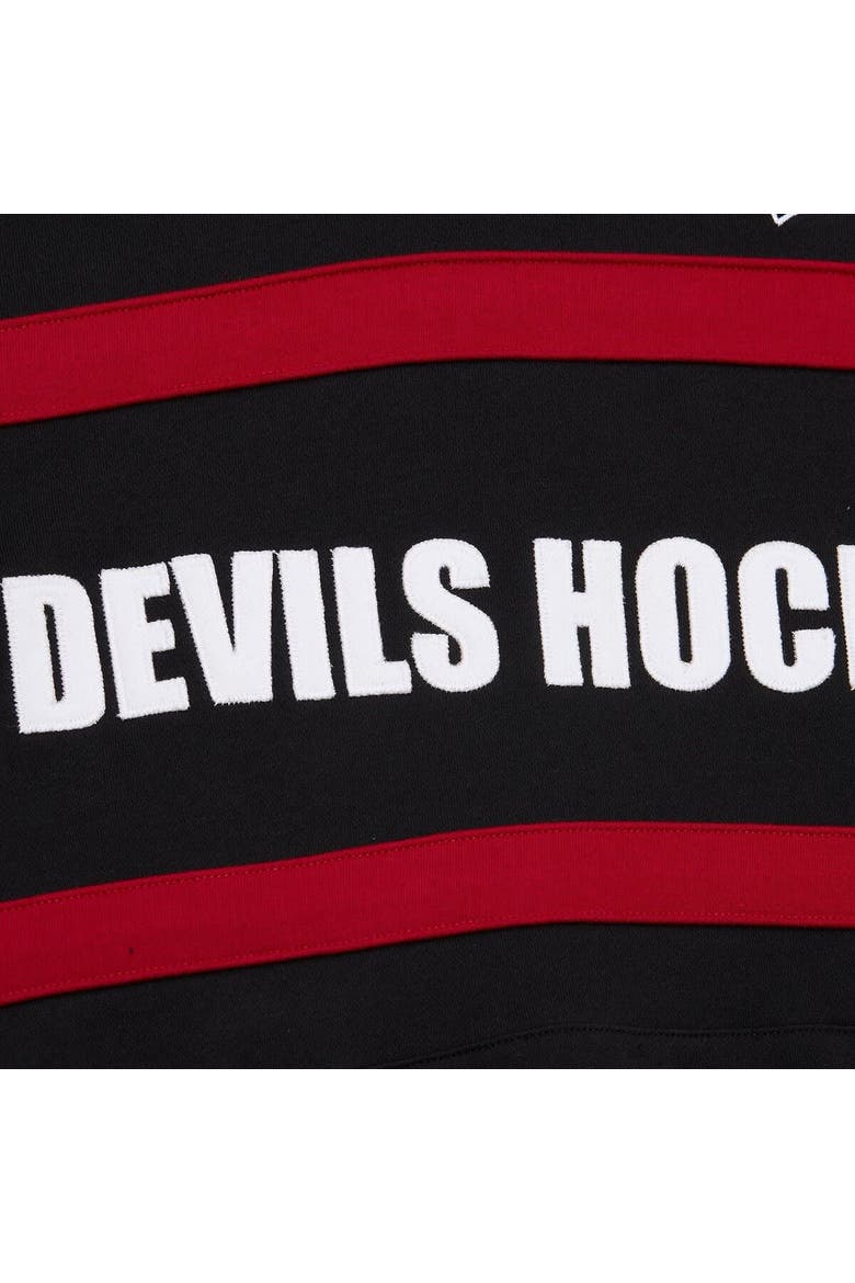 Men's Mitchell & Ness Black New Jersey Devils Head Coach Slogan Pullover Hoodie, Alternate, color, Black