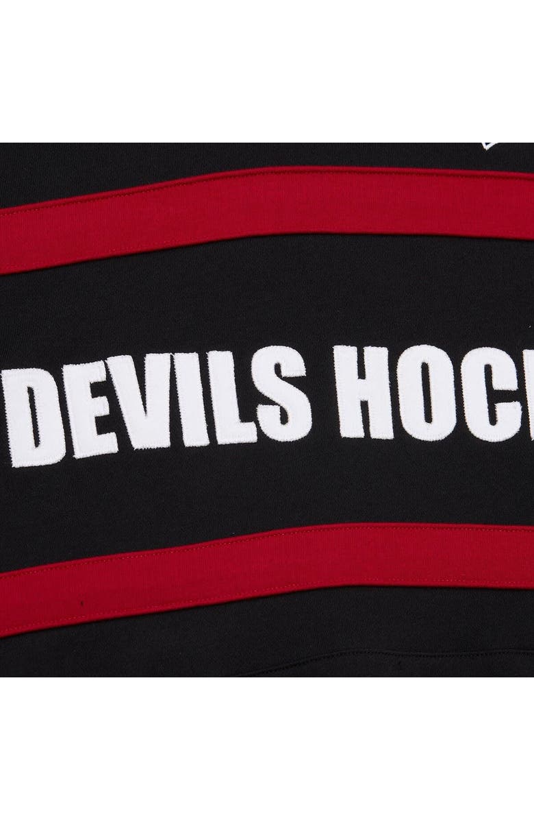 Mitchell & Ness Men's Mitchell & Ness Black New Jersey Devils Head Coach Slogan Pullover Hoodie, Alternate, color, Black