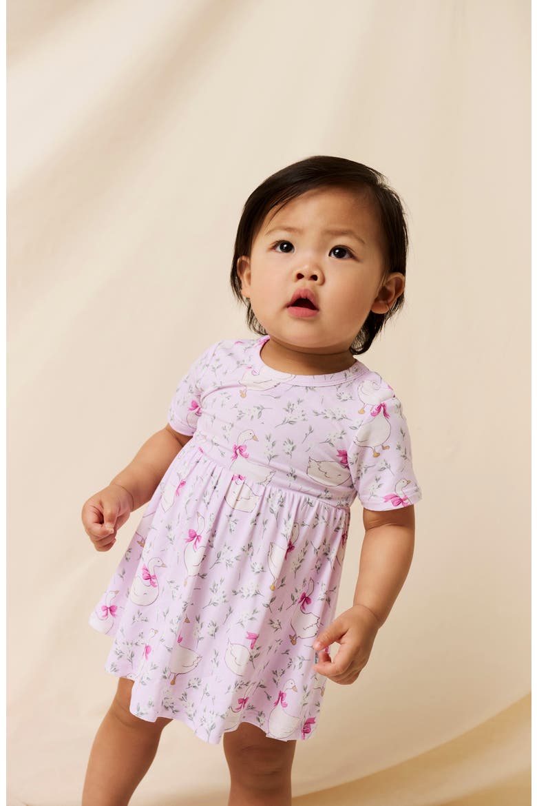 Skirted Bodysuit, Alternate, color, LIGHT/ PASTEL PINK