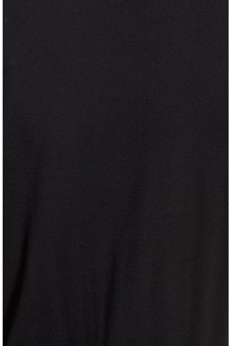 Drawstring Jersey Maxi Dress, Alternate, color, BLACK
