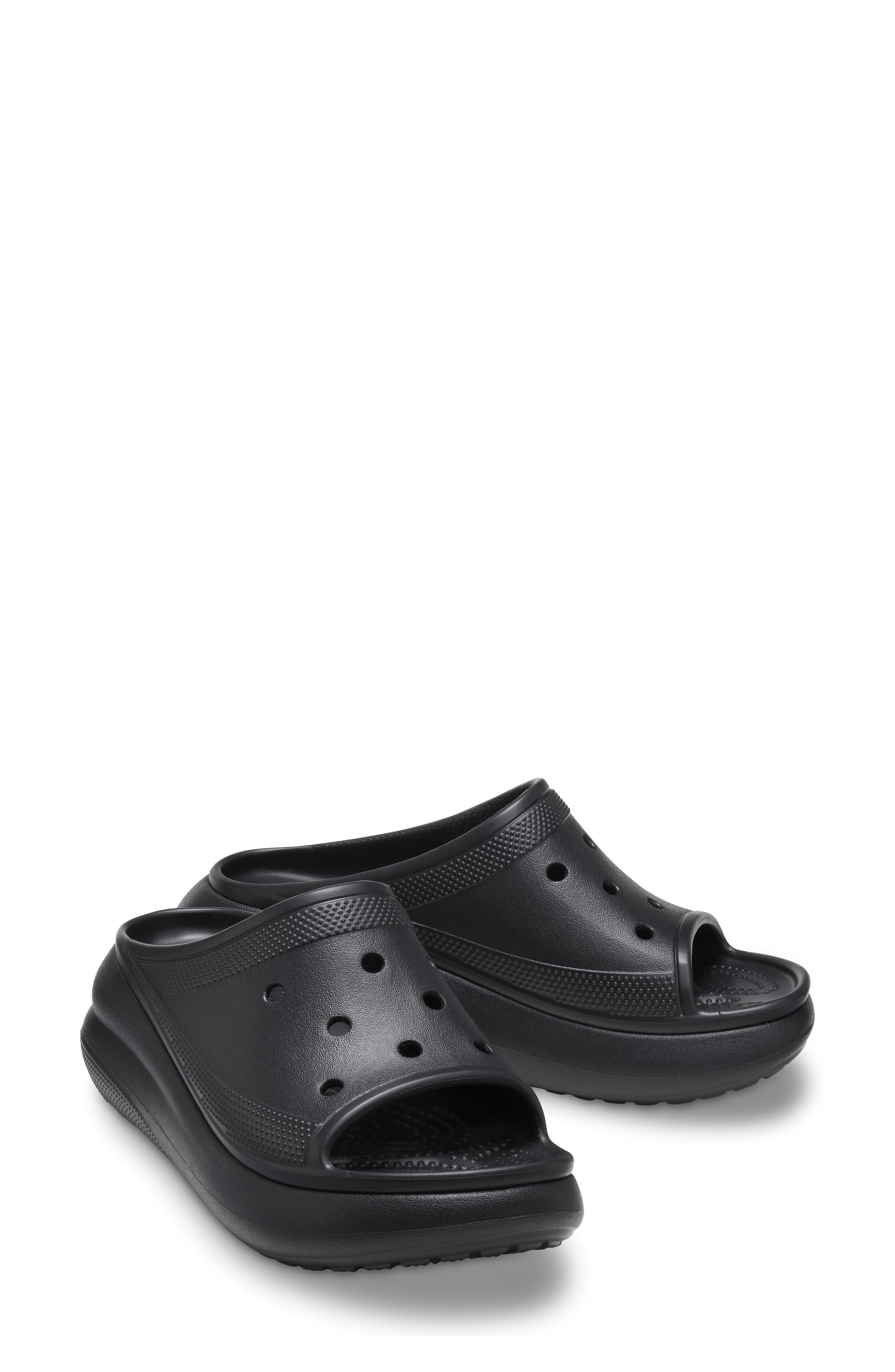 CROCS Crush Platform Slide Sandal, Alternate, color, 