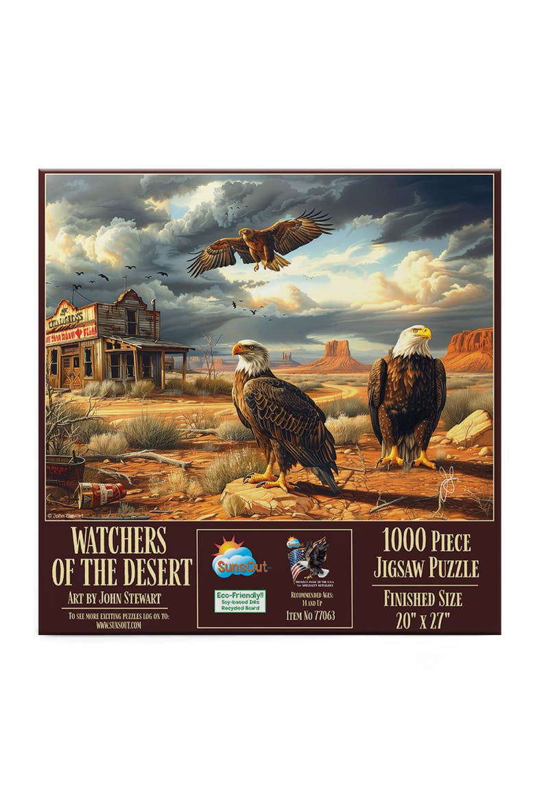 Watchers of the Desert 1000 piece Jigsaw Puzzle for Adults, Alternate, color, Multicolor