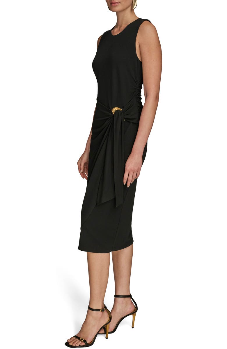 Donna Karan New York Print Sleeveless Midi Dress, Alternate, color,