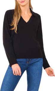 Ted Baker Bead Detail Polo Sweater