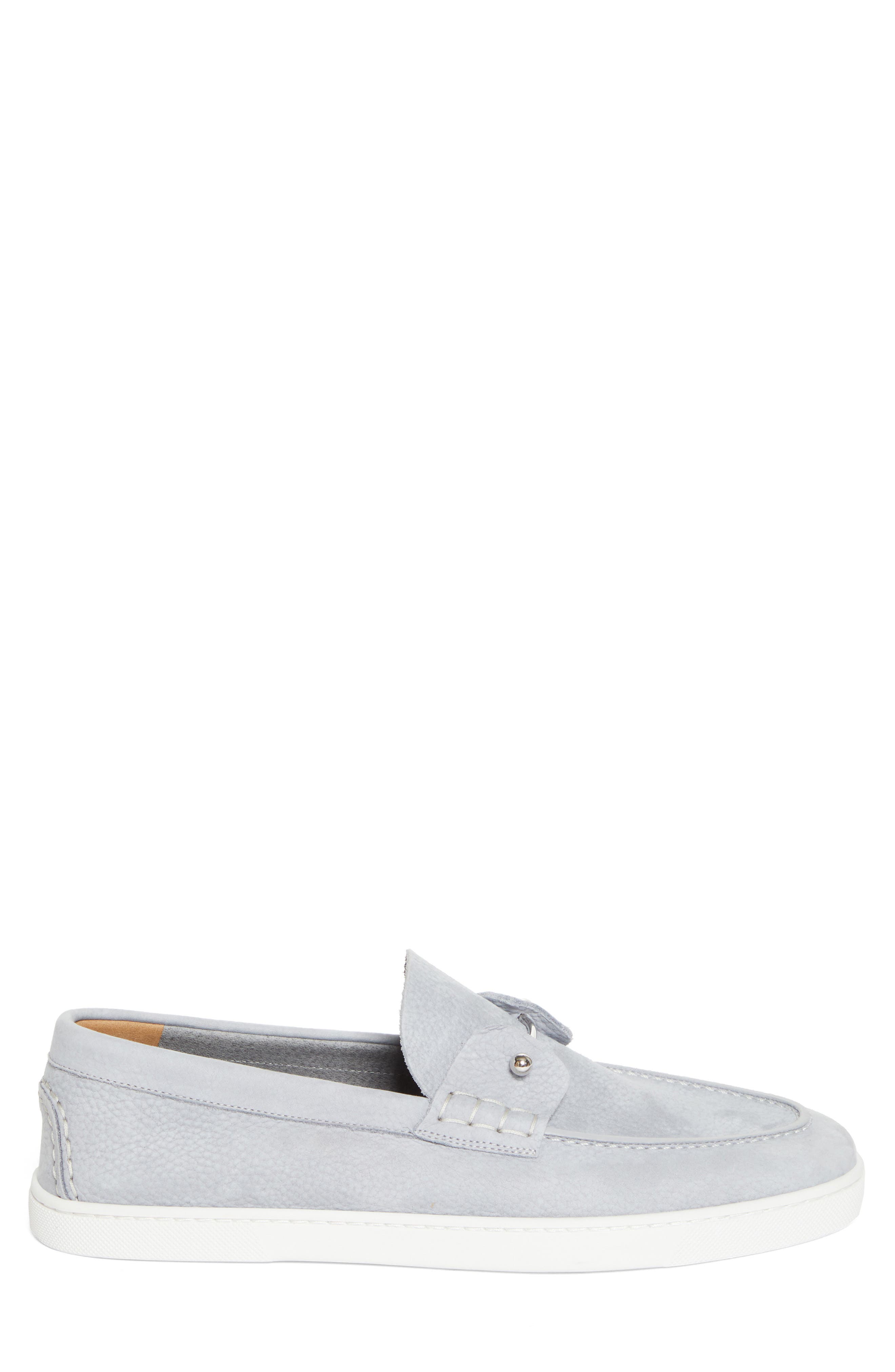 Christian Louboutin Chambeliboat Loafer, Alternate, color, Grey