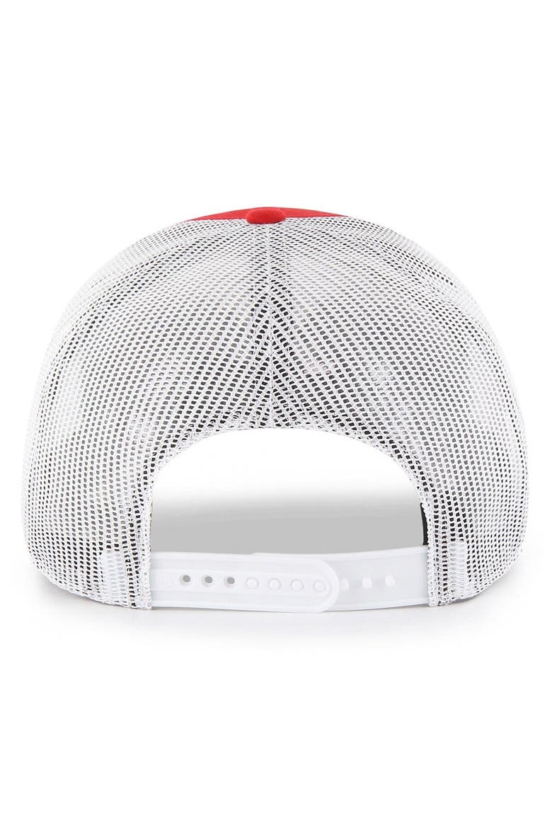 Men's '47 Red Los Angeles Angels Drifter Trucker Adjustable Hat, Alternate, color, Red